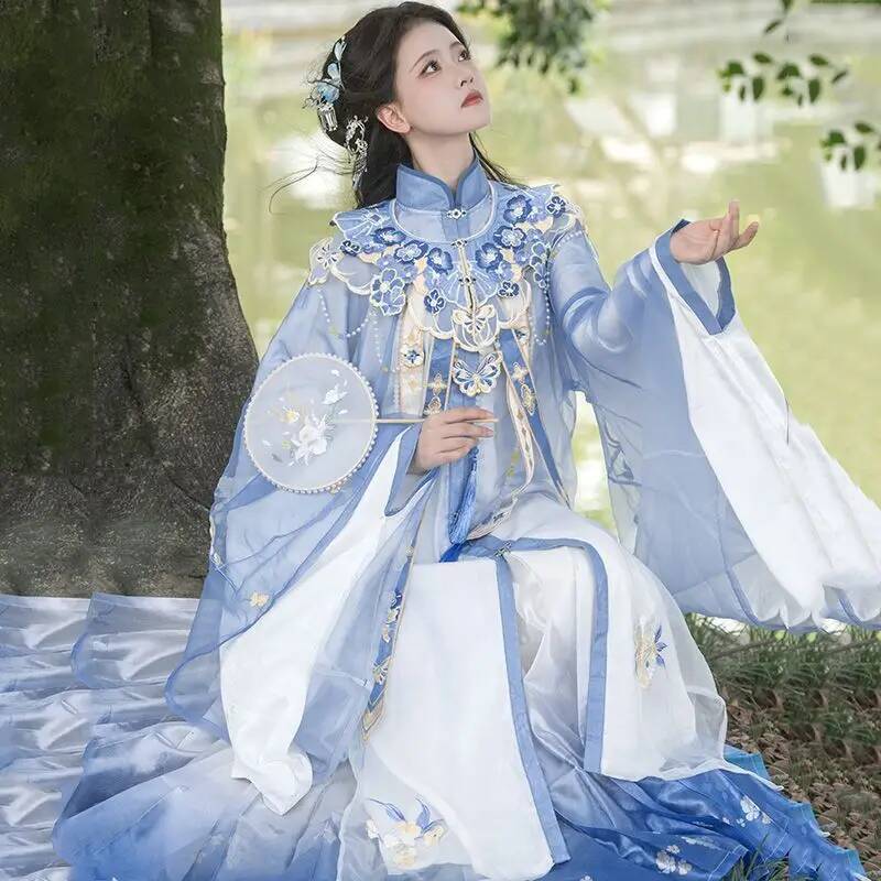 Embroidery Knit - Bimonthly[Lan Jin Luo] Nuova gonna Mamian
