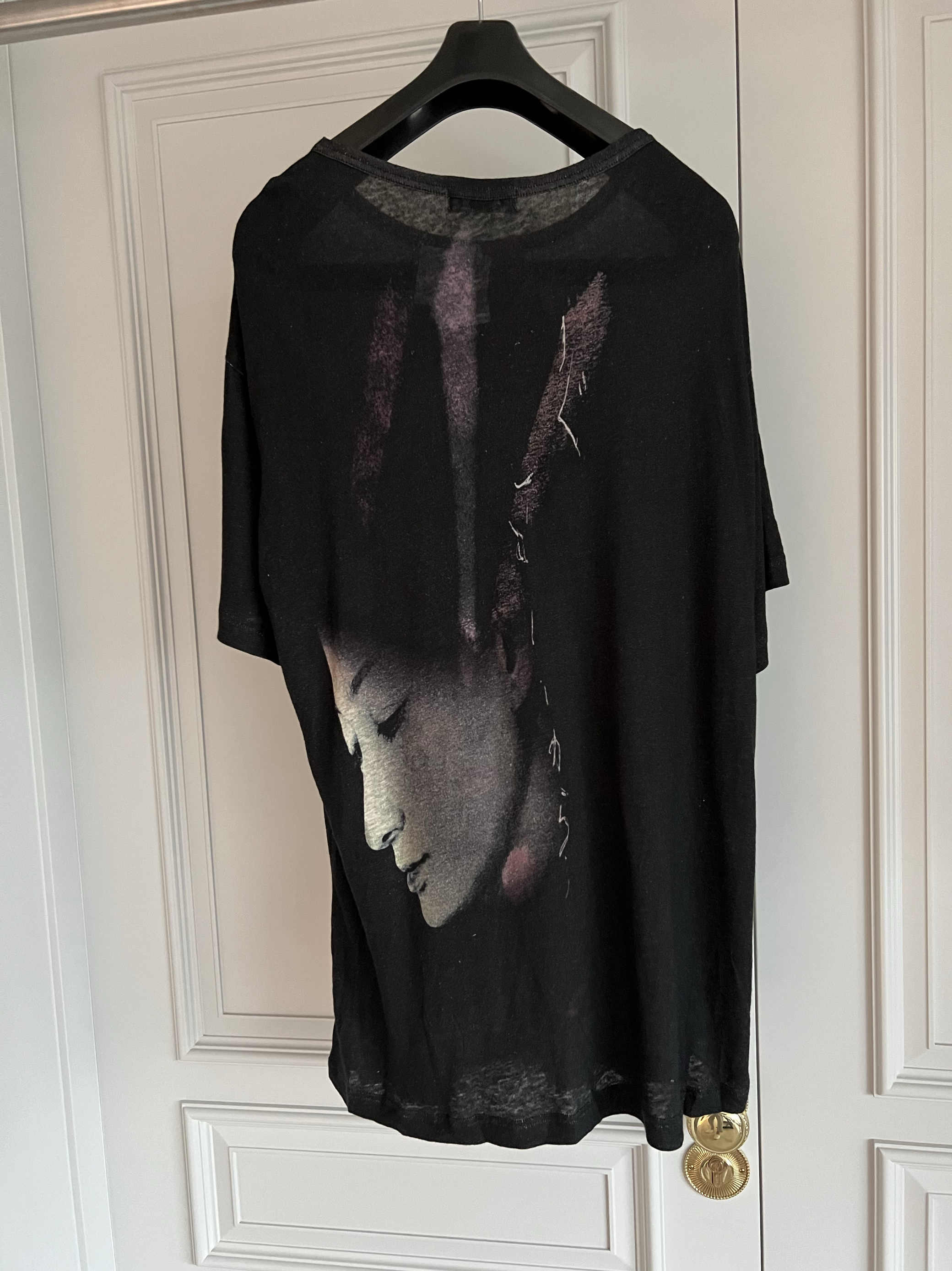 Linen Fabric Natural - TOP-YAMAMOTO Design originale: T-shirt stampata a