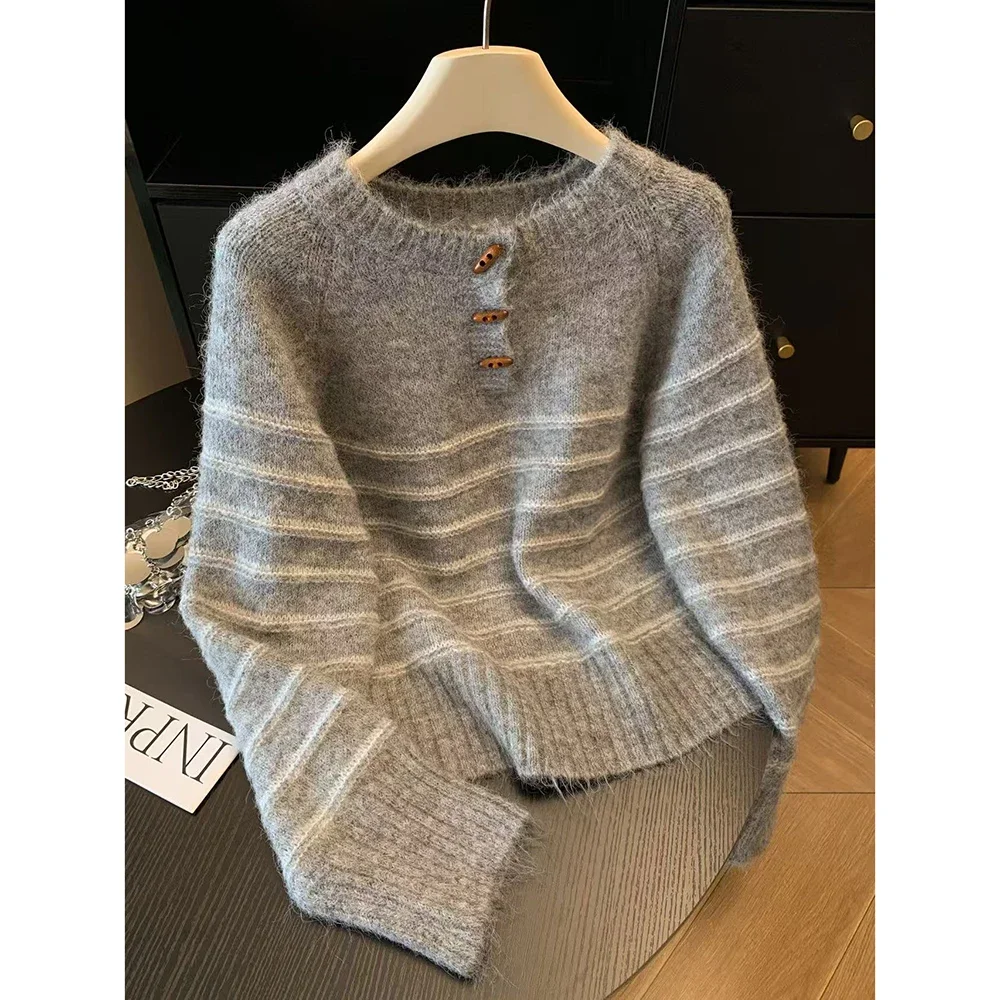 Embroidery Knit - Maglione da Donna in Lana e