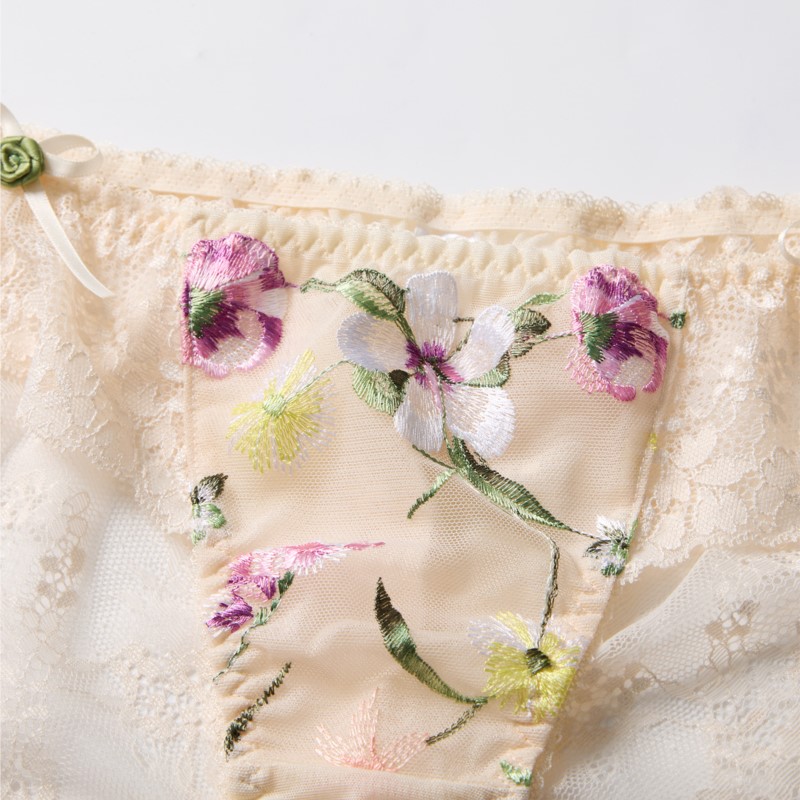 Embroidery Knit - Mutandine Sexy da Donna in Pizzo