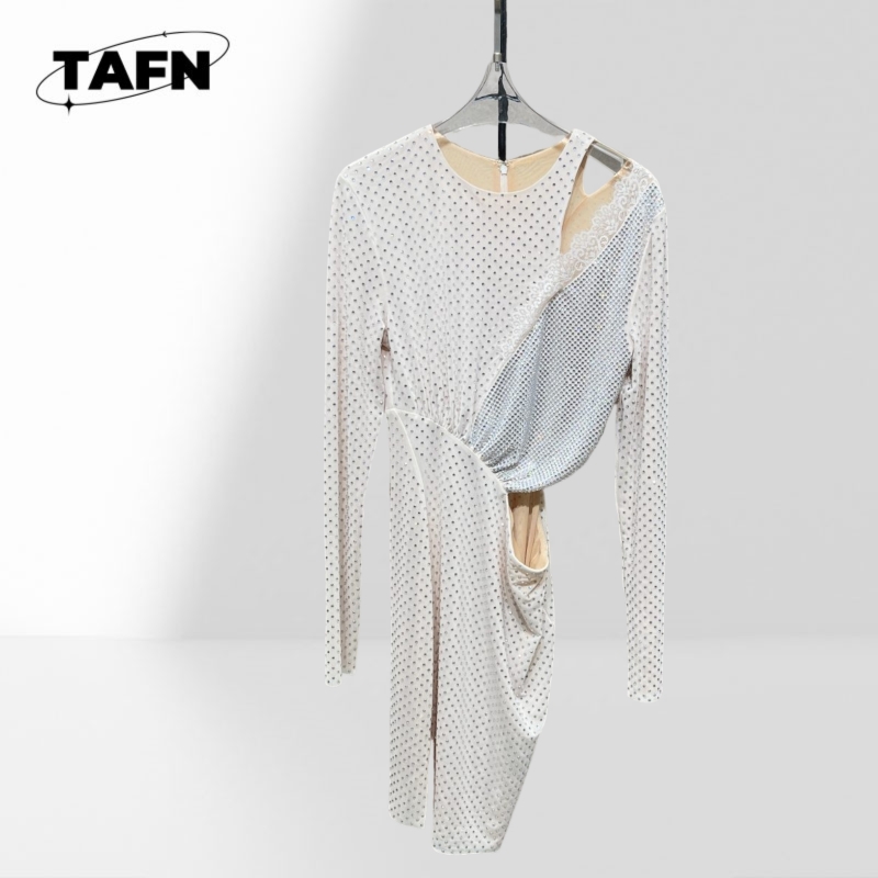Linen Fabric Natural - Abito Midi Elegante da Donna Stile