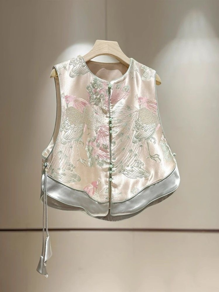 Embroidery Jacket - Nuovo Gilet da Donna in Stile