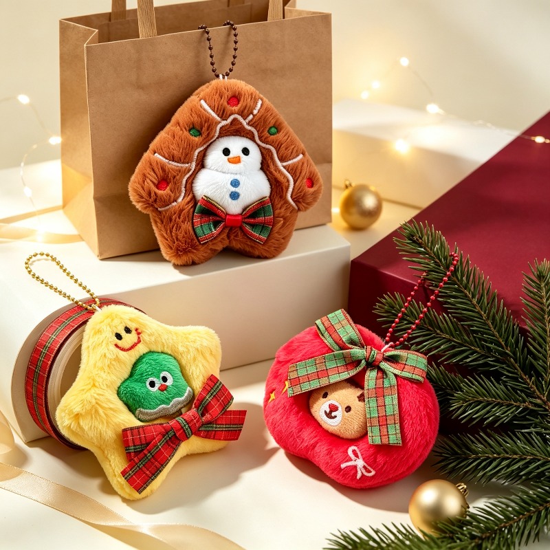 Set di 3 Decorazioni Natalizie - Embroidery Xmas Tree recensione e prezzo