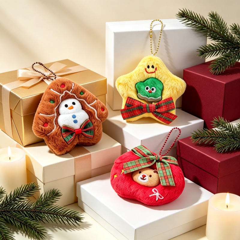 Set di 3 Decorazioni Natalizie - Embroidery Xmas Tree recensione e prezzo