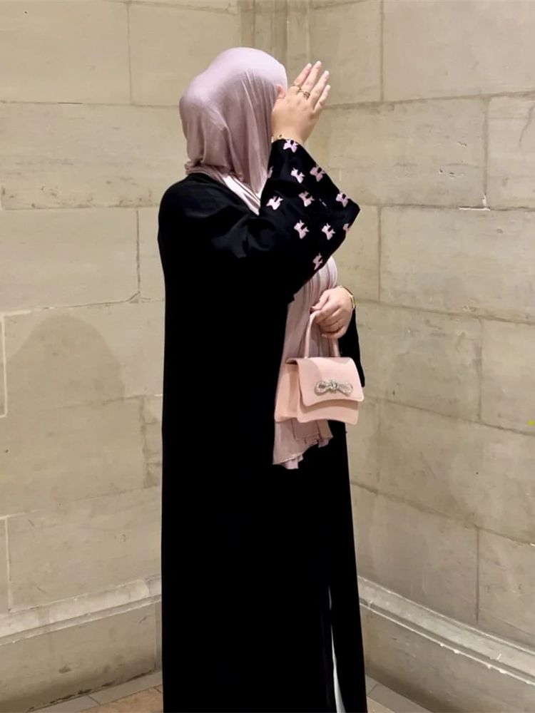 Ramadan Cuore Nero Abaya Damen - Embroidery Kebaya recensione e prezzo