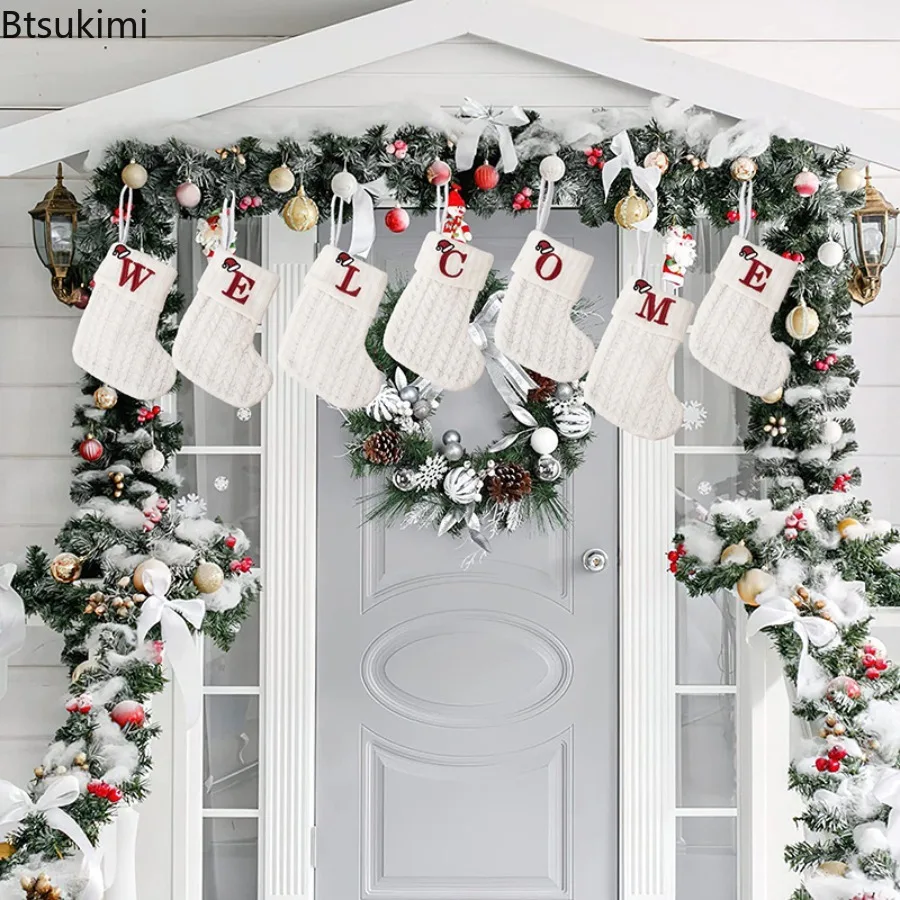 Calze a maglia con ricamo a te - Embroidery Xmas Tree recensione e prezzo