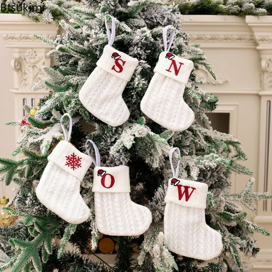 Calze a maglia con ricamo a te - Embroidery Xmas Tree recensione e prezzo