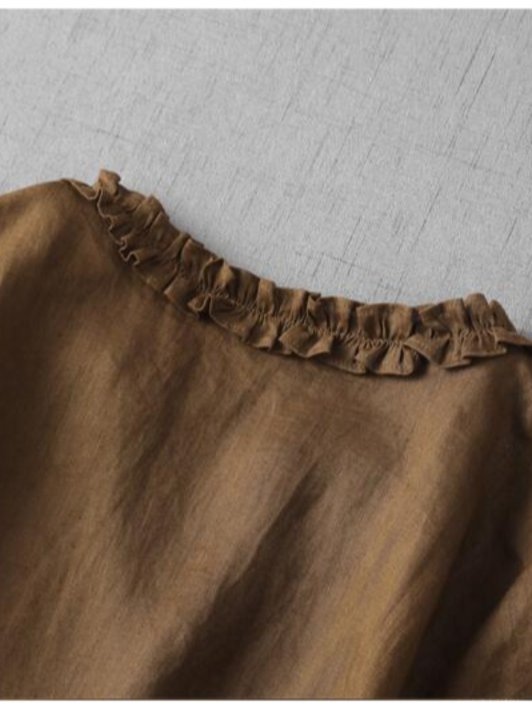 Gonna midi da donna in lino ti - Linen Fabric Natural recensione e prezzo
