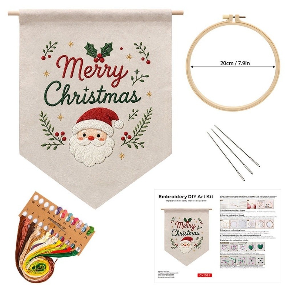 Kit di ricamo natalizio fatto  - Embroidery Xmas Tree recensione e prezzo