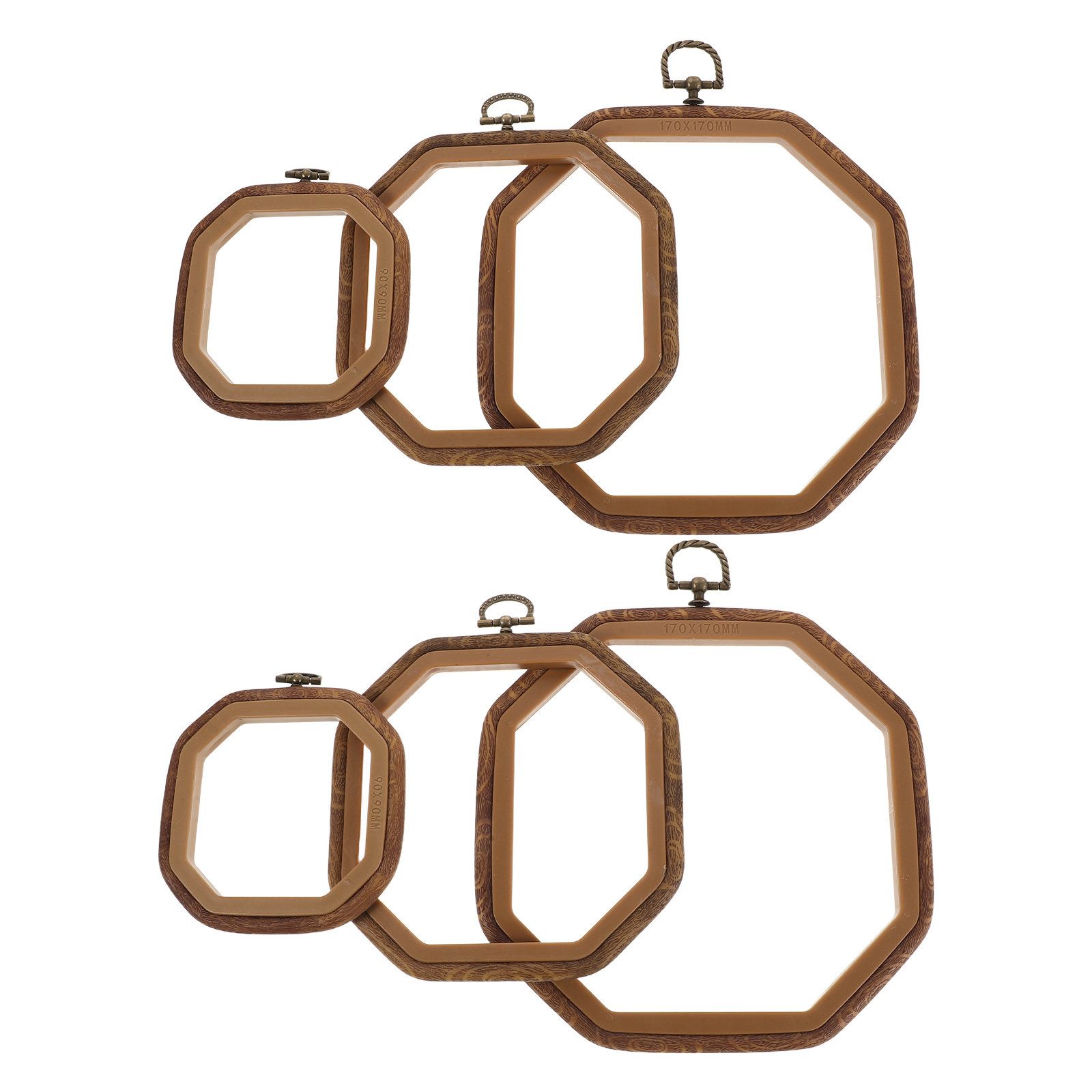 6 Cerchi Ottagonali per Ricamo - Embroidery Ring Sizes recensione e prezzo