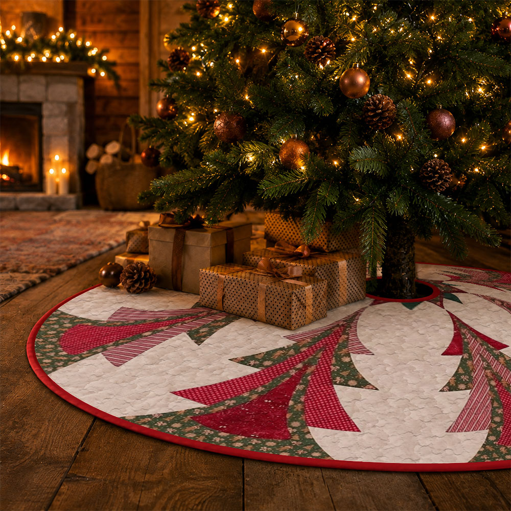 1 pezzo: gonna per albero di N - Embroidery Xmas Tree recensione e prezzo