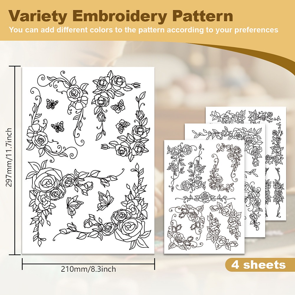 38 Pezzi di Stabilizzatori per - Embroidery Roses recensione e prezzo