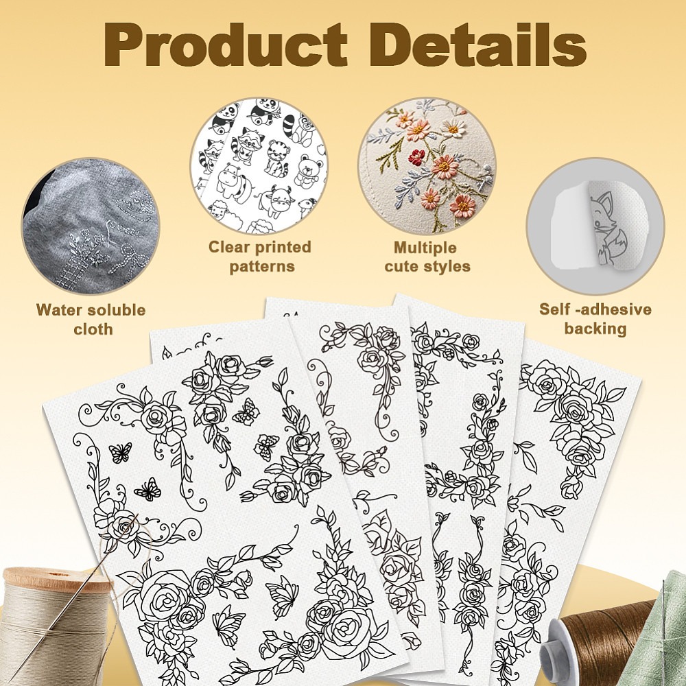 38 Pezzi di Stabilizzatori per - Embroidery Roses recensione e prezzo