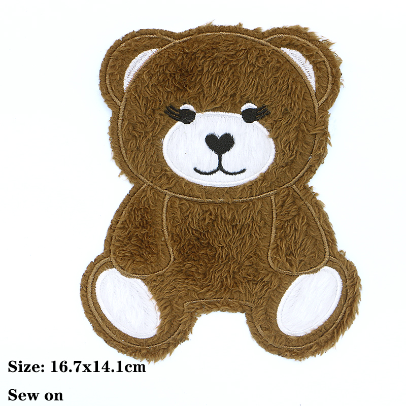 Cute White Brown Bear Glasses  - Embroidery Viewer recensione e prezzo