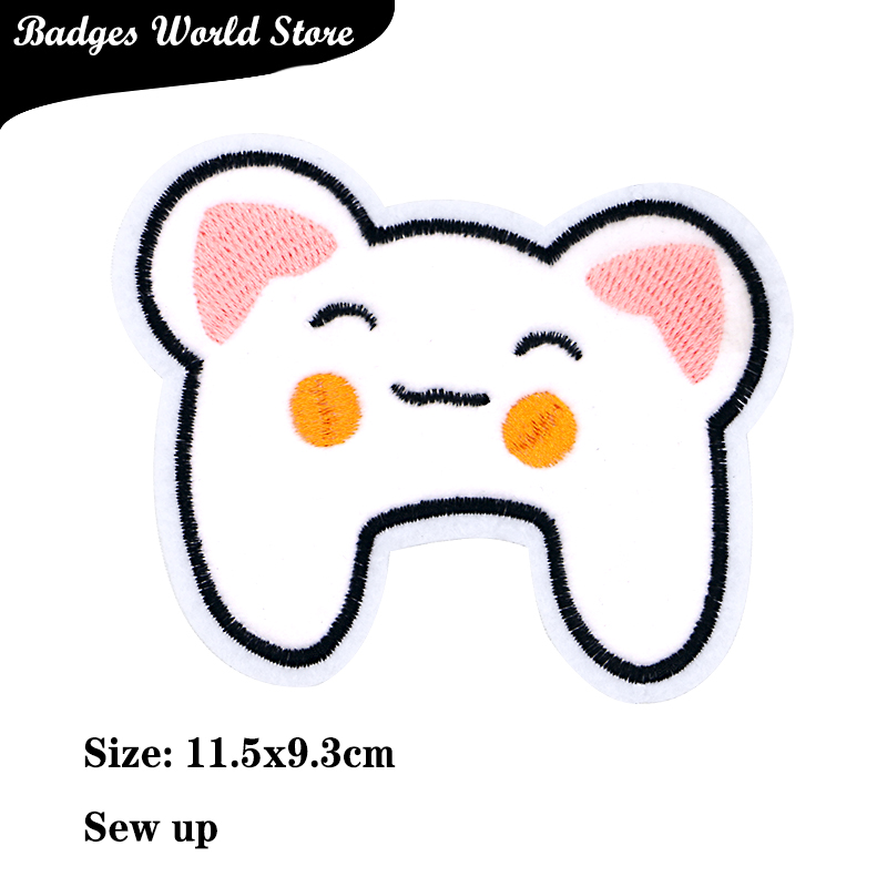 Cute White Brown Bear Glasses  - Embroidery Viewer recensione e prezzo