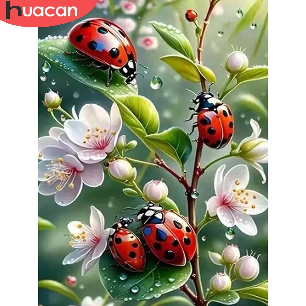 HUACAN Animal DIY Diamond Pain - Embroidery Lady Bug recensione e prezzo