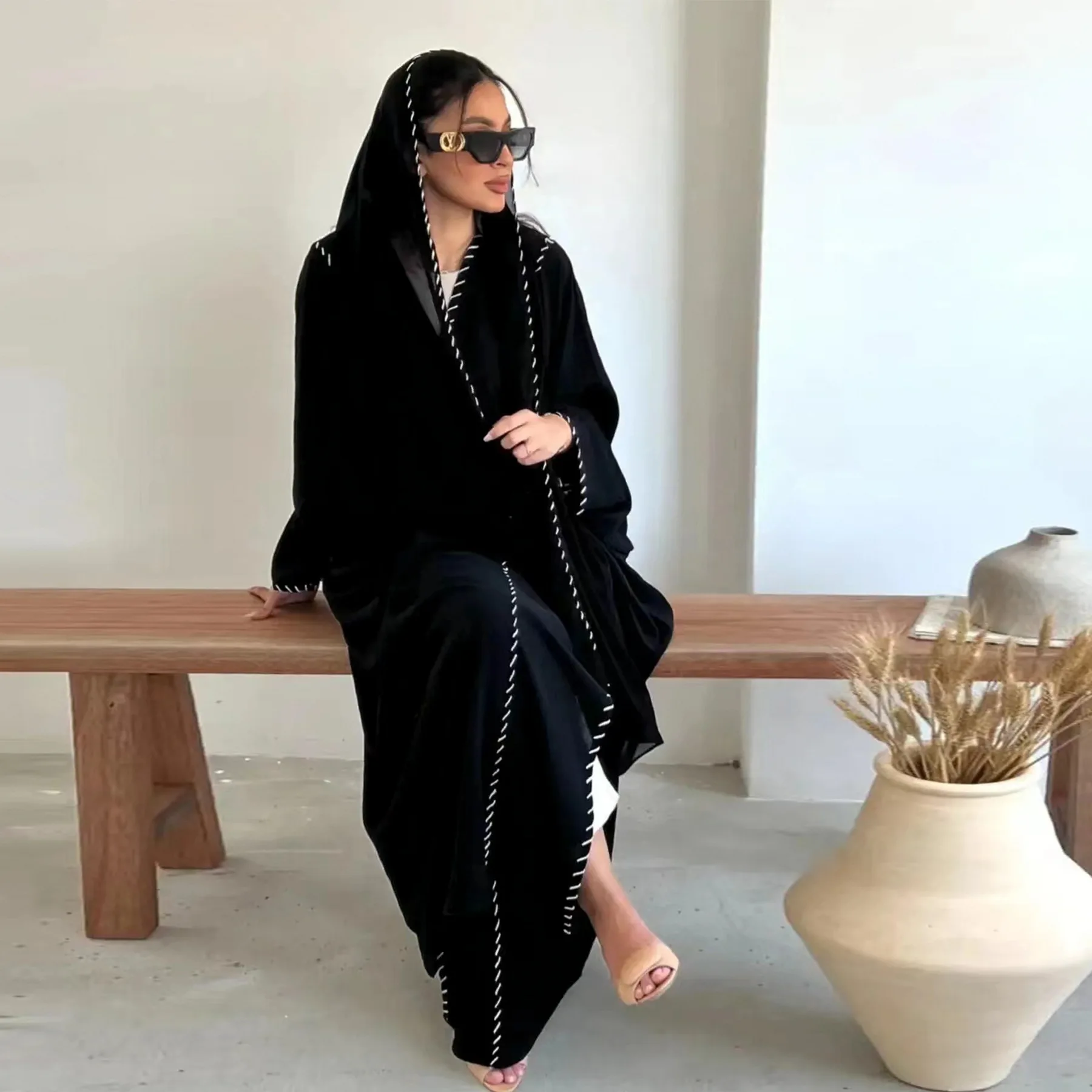 Marocco Kimono Aperto Abaya Lu - Embroidery Kebaya recensione e prezzo