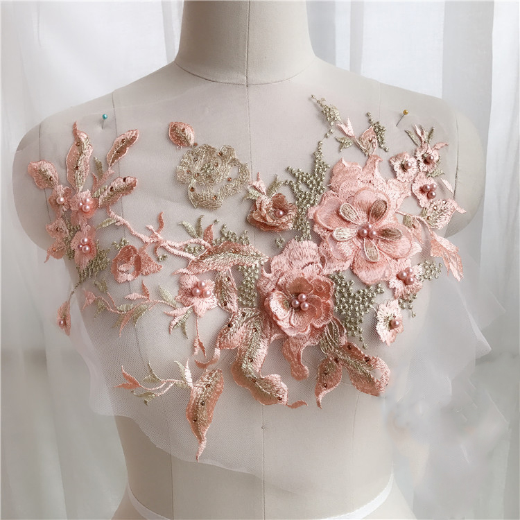 Toppe con fiori 3D a 6 colori, - Embroidery Roses recensione e prezzo