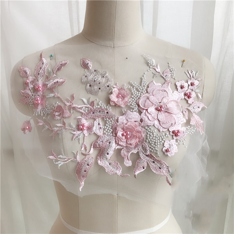 Toppe con fiori 3D a 6 colori, - Embroidery Roses recensione e prezzo