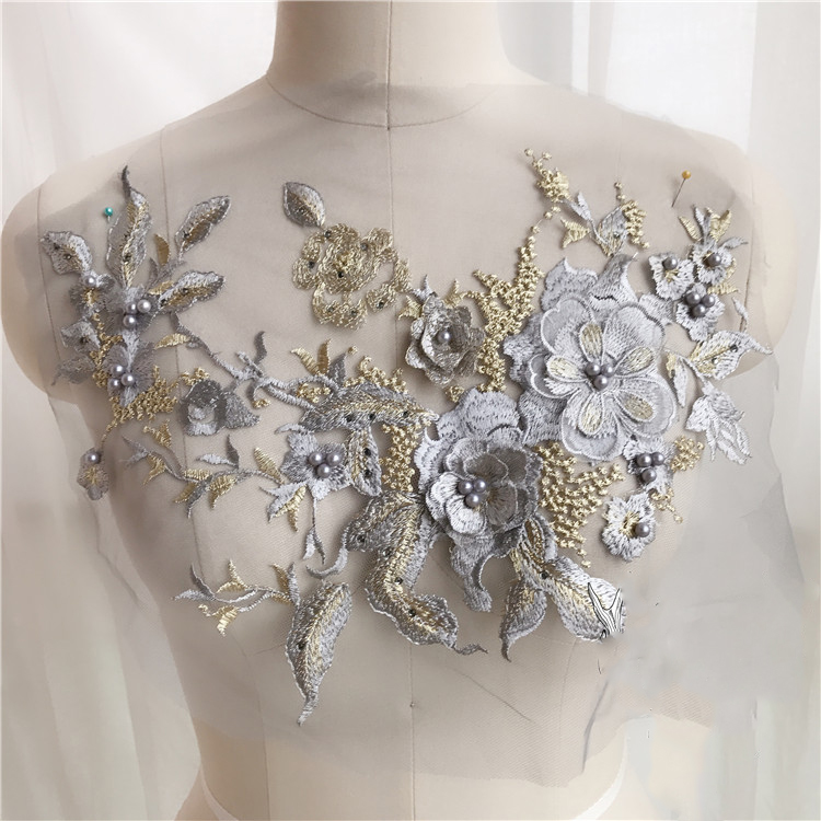 Toppe con fiori 3D a 6 colori, - Embroidery Roses recensione e prezzo