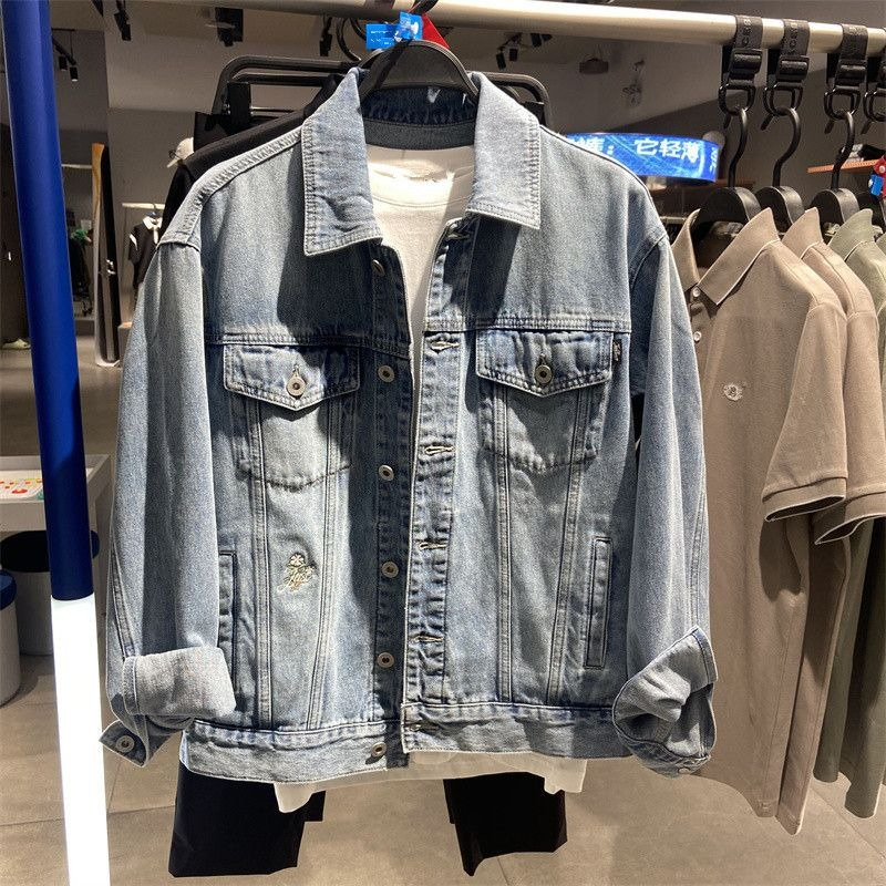 Giacca di jeans da uomo autunn - Embroidery Jacket recensione e prezzo