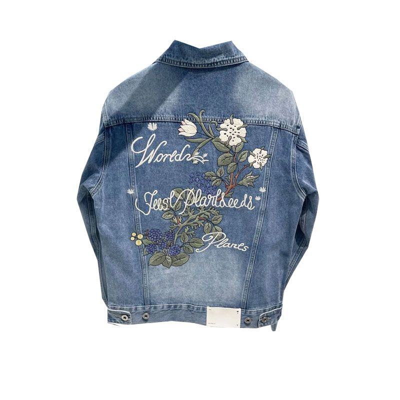 Giacca di jeans da uomo autunn - Embroidery Jacket recensione e prezzo