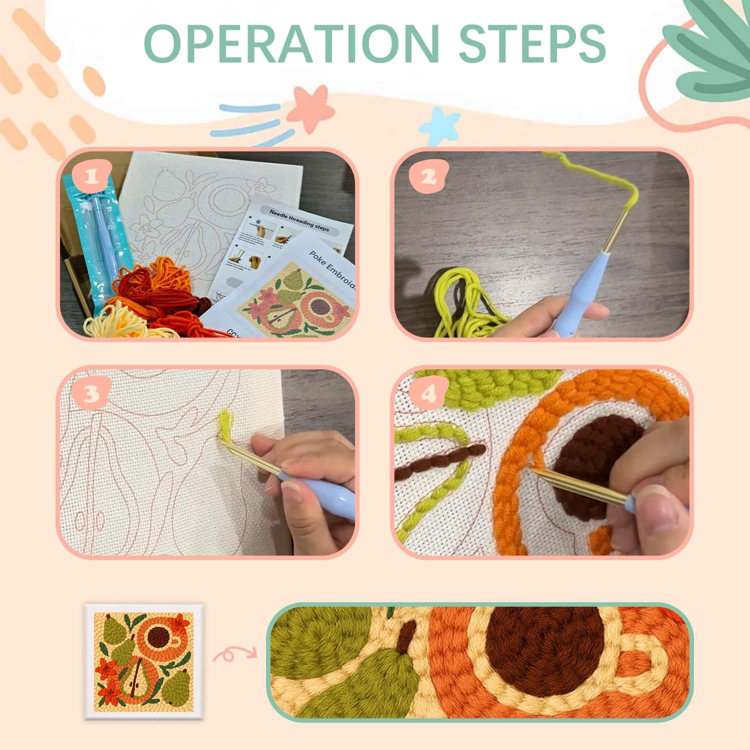 Kit di Ricamo a Punto Piatto a - Embroidery Xmas Tree recensione e prezzo
