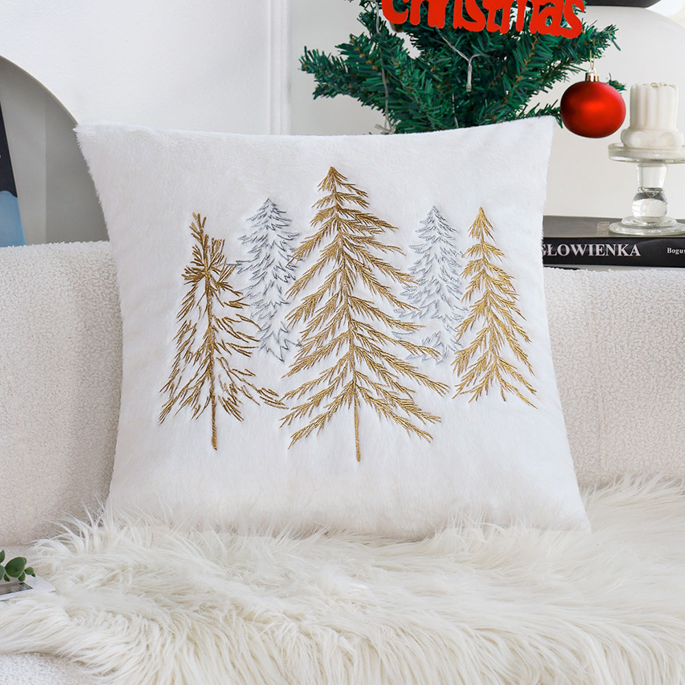 Fodera per cuscino natalizia i - Embroidery Xmas Tree recensione e prezzo