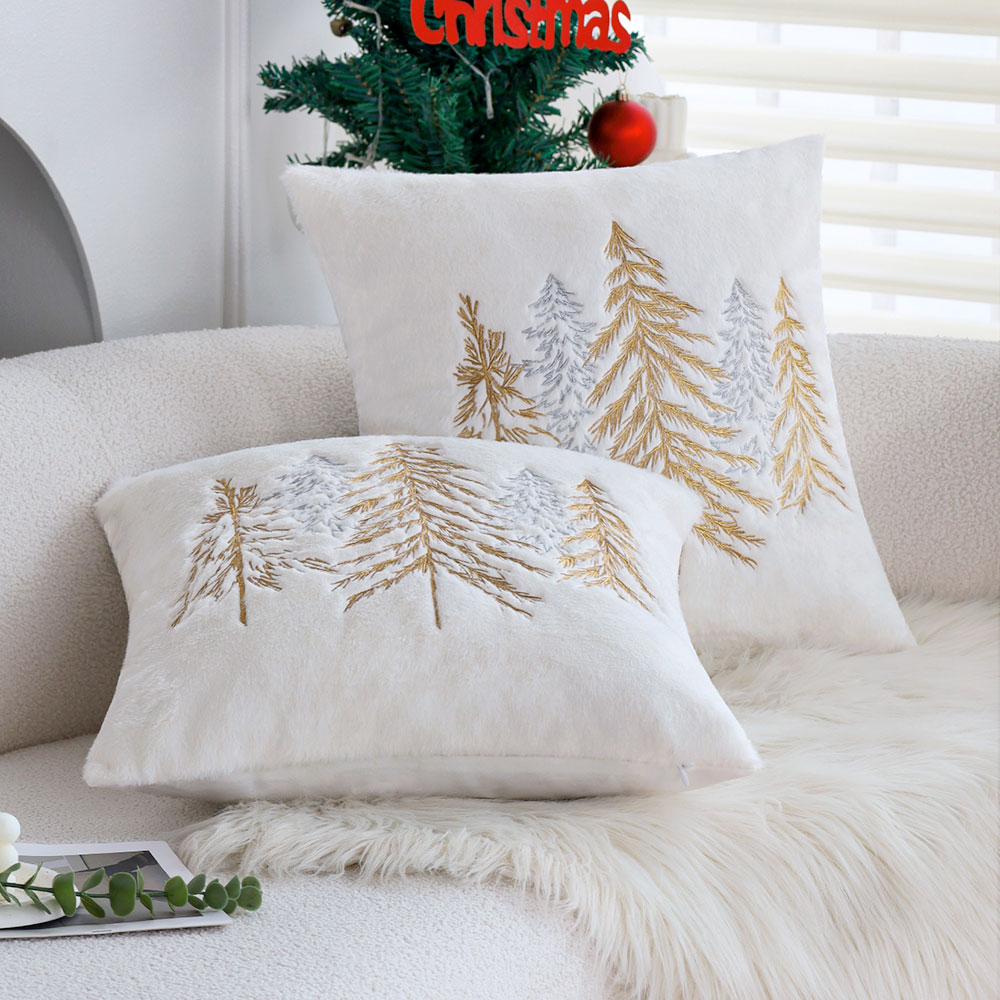 Fodera per cuscino natalizia i - Embroidery Xmas Tree recensione e prezzo