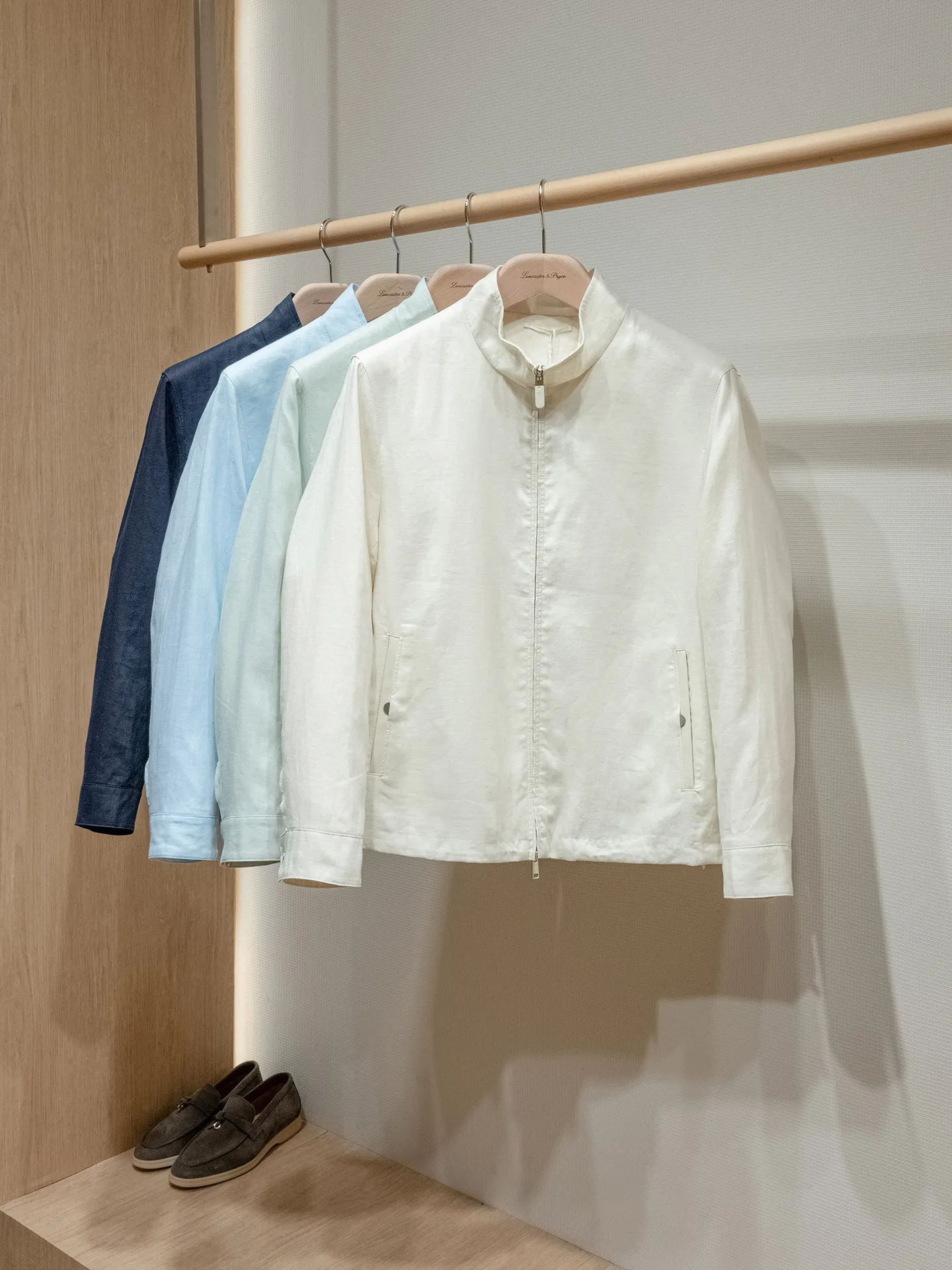 Giacca casual da uomo di alta  - Linen Fabric Natural recensione e prezzo