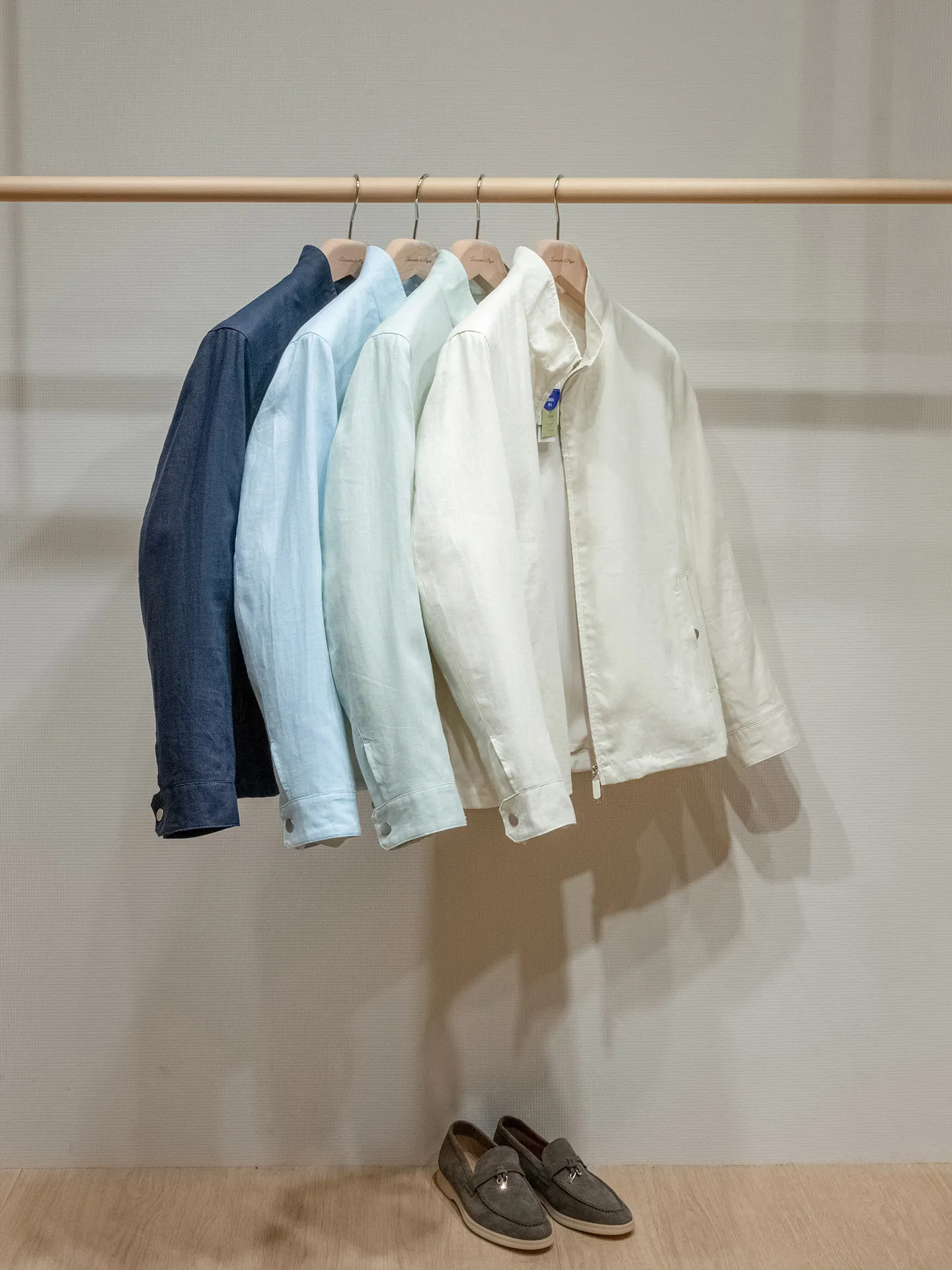 Giacca casual da uomo di alta  - Linen Fabric Natural recensione e prezzo