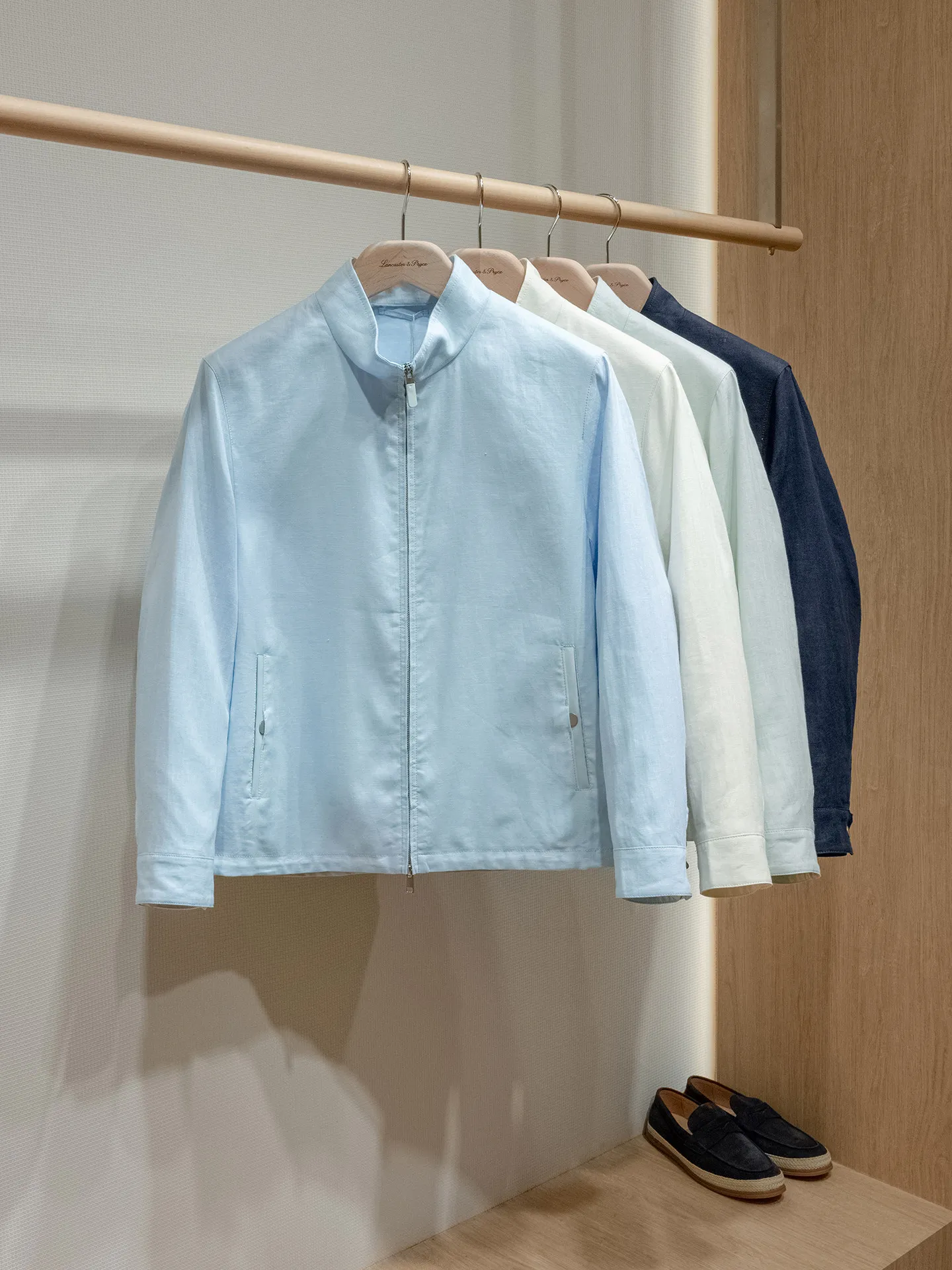 Giacca casual da uomo di alta  - Linen Fabric Natural recensione e prezzo