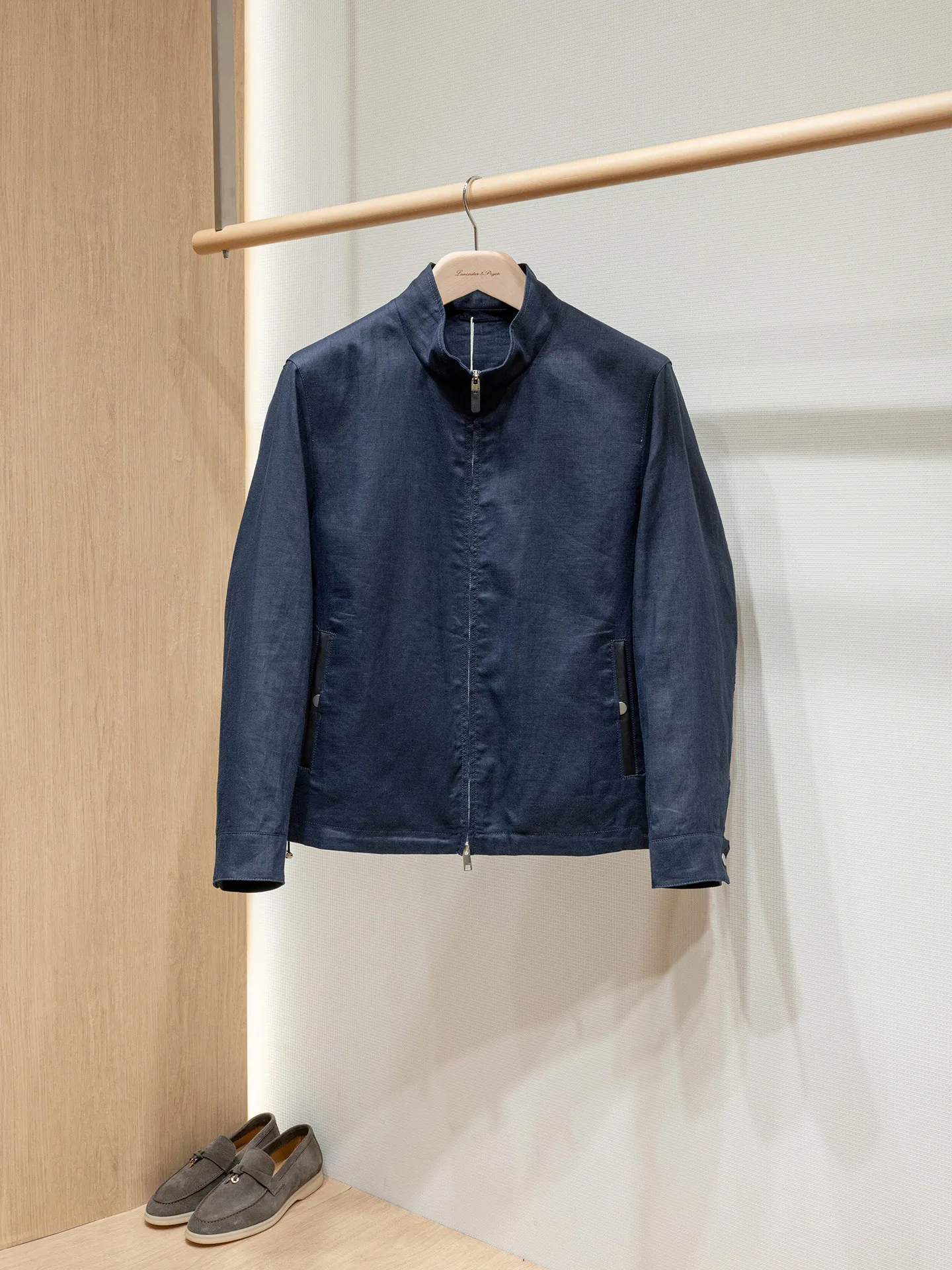 Giacca casual da uomo di alta  - Linen Fabric Natural recensione e prezzo