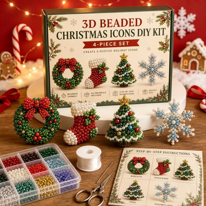 Kit Artistico 3D con Gattino d - Embroidery Xmas Tree recensione e prezzo