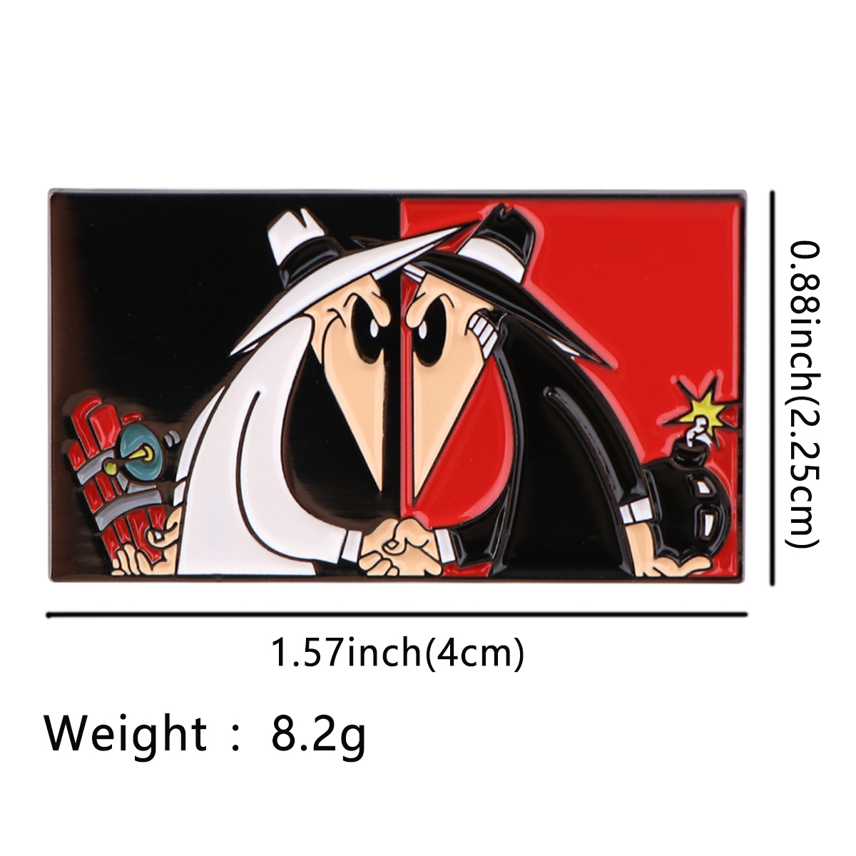 Gioco Spy-vs-Spy Badge sullo z - Embroidery Illustration recensione e prezzo