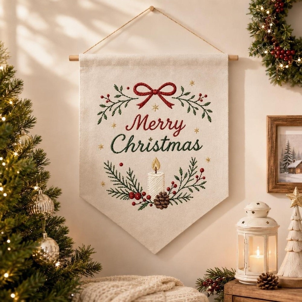 Kit per ricamo natalizio fatto - Embroidery Xmas Tree recensione e prezzo